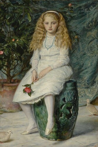 Нина Лехманн, дочь Фредерика Лехманна.
Джон Эверетт Милле, 1869.